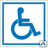 Знак Доступность для инвалидов в креслах-колясках D 04-01 - Спецзнак