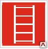 Знак Пожарная лестница F 03 - Спецзнак