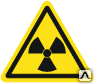 Знак W 05 Опасно. Радиоактивные вещества или ионизирующее излучение - Спецзнак