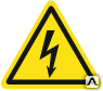 Знак W 08 Опасность поражения электрическим током - Спецзнак